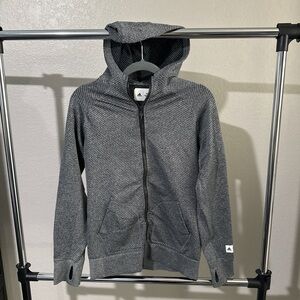 Adidas Black and Gray Women’s Size S Zip-Up Jacket